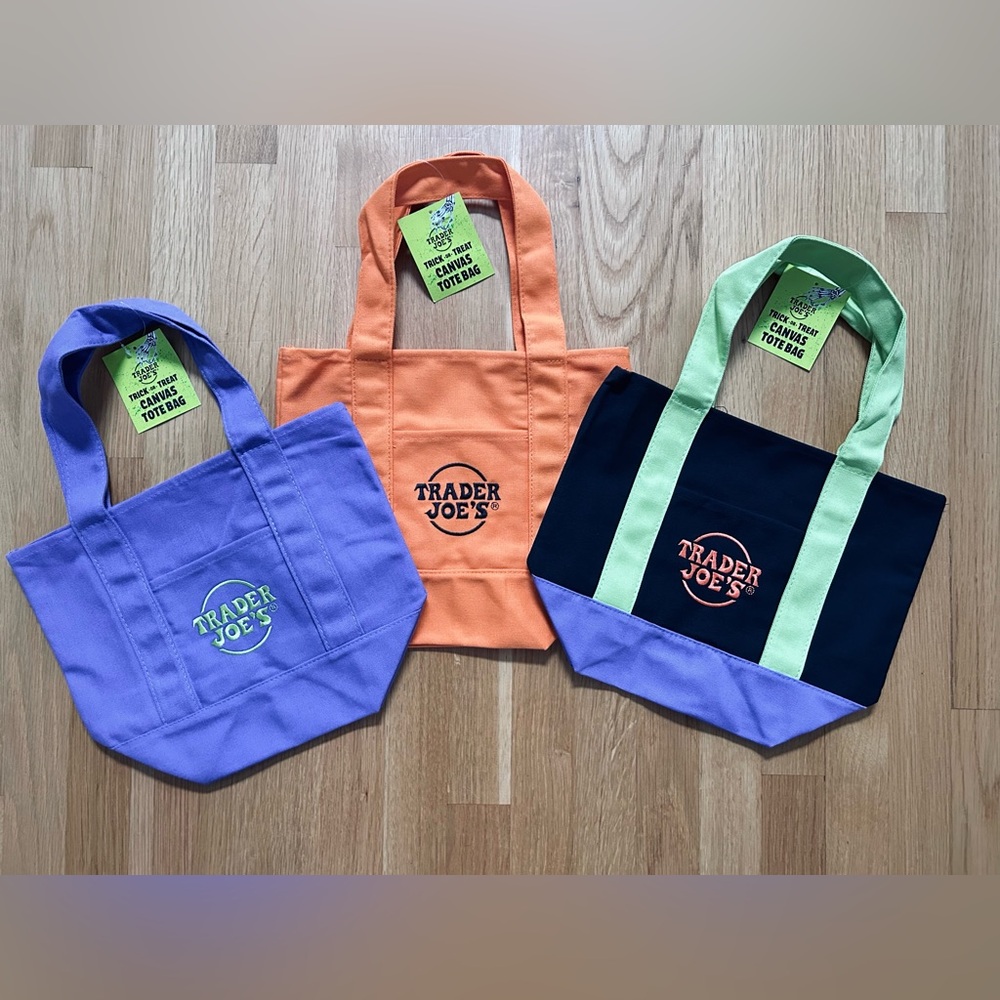Trader Joe’s Trick or Treat Canvas Totes! Happy Halloween! 🎃